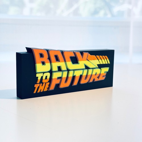 Back the future display - to,